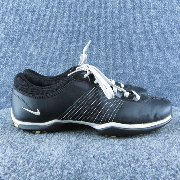 Nike Golf Cleats Women Sneaker Shoes Black Synthetic Lace Up Size 7.5 Medium‎ - Picture 4 of 10